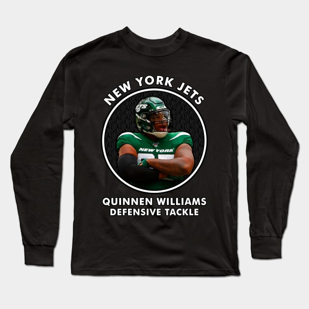 QUINNEN WILIAMS - DT - NEW YORK JETS Long Sleeve T-Shirt by Mudahan Muncul 2022